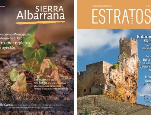 Disponible en la página Web de Enresa el número 142 de la Revista Sierra Albarrana y el número 129 de la Revista Estratos